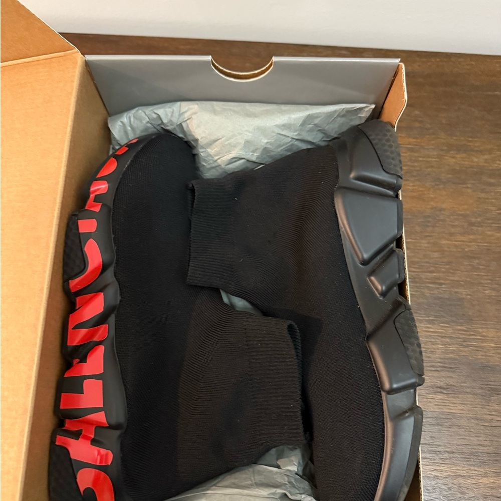 Balenciaga Speed LT Graffiti Sneaker size EU39, women’s 9, men’s 7.5 - Picture 2 of 8